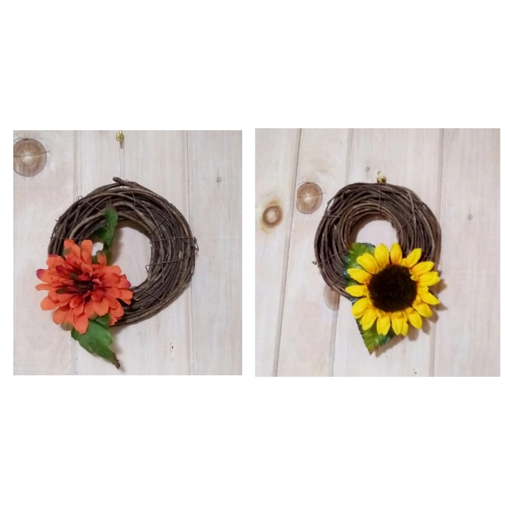 Set of two fall wreaths